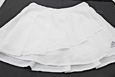 Adidas Juniors Girls White Tennis Skirt Skort Shorts Size XL Extra Large 16 $14.44