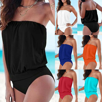 #ad Hot Summer Women SEXY Bandeau Swimming Costume Swimsuit Swimwear Bikini $12.99