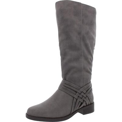 #ad Journee Collection Womens Faux Suede Wide Calf Mid Calf Boots Shoes BHFO 9360 $26.99