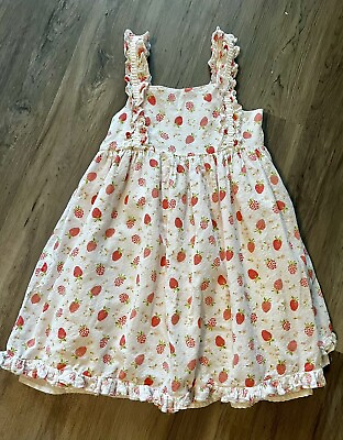 #ad Girls Summer Berry Dress Size 6 $18.00