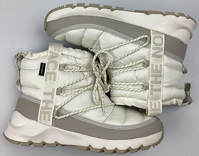 #ad The North Face Women#x27;s Thermoball Pull On Waterproof Boots White Size 7 $46.40