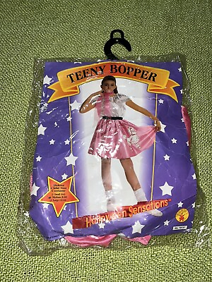 #ad s 8 10 Retro 50#x27;s SOCK HOP Poodle Skirt Dress Costume Child Kids Girl cosplay $20.19