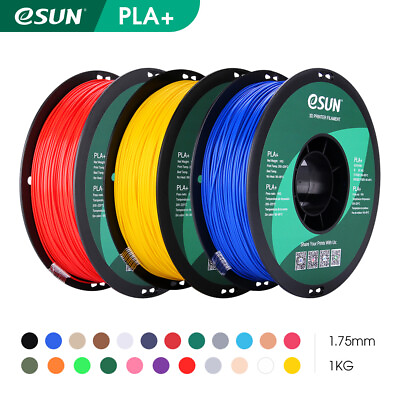 eSUN 3D Printer PLA PLA PLUS PLA Pro Filament 1.75mm 1KG 2.2LB Multi color $21.99