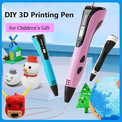 #ad #ad Printing Pencil DIY Gifts 3D Pens 3D Printing Pen Drawing Supplies Arts Printer $10.49