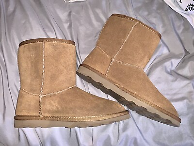 #ad Brown Suede Booties 6 $8.00