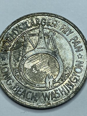 #ad North Head Lighthouse Largest Frying Pan Long Beach Washington Token Coin #qw1 $9.71