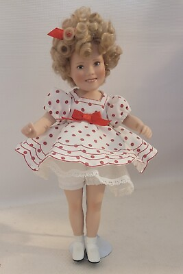 #ad #ad Adorable Shirley Temple Doll 8.5 Inch Porcelain Doll With Stand $12.00
