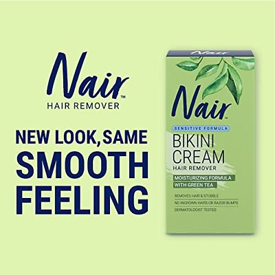 #ad Nair Bikini Cream with Green Tea Sensitive Formula 1.7 Ounce $9.99