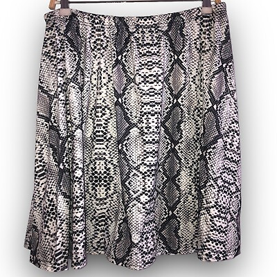 #ad #ad Boohoo Knit Snakeskin Pull On Mini Skirt Women’s 16 $6.00