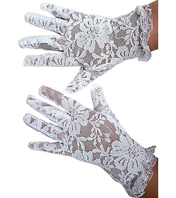 White Lace Communion Gloves Toddlers Super Cute for Boys amp; Girls. Outfit Gloves $5.99