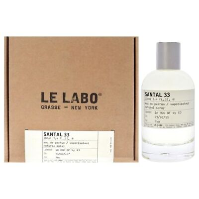 Le Labo Santal No 33 EDP 3.4 Oz UNISEX $263.58