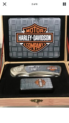 Harley Davidson Collector Set knife lighter and box nice gift $26.99