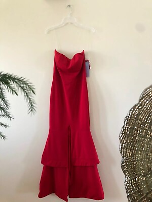 Red Maxi Dress $60.00