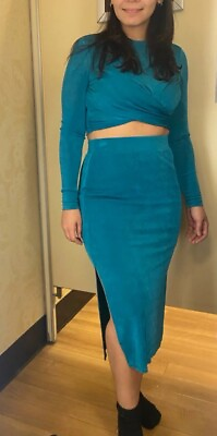 Two Piece Crop Top And Skirt Set.NWT.M $20.00