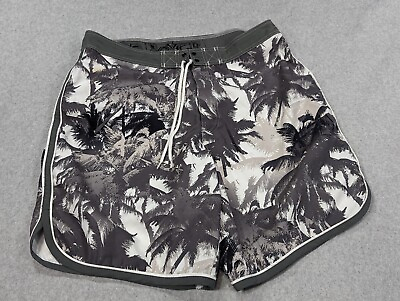 Joe Boxer Shorts Mens Large Board Palm Tree Hawaiian Beach Baggy Relax No Brief $12.00