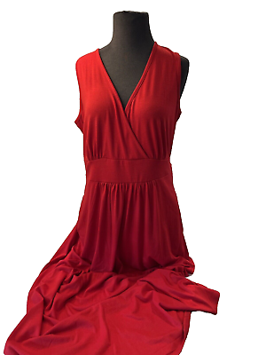 #ad Woosea Long Red Summer Dress XL Womens $21.99