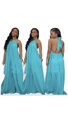 #ad Halter Style Dress $35.00
