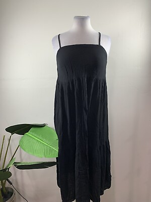 #ad LOFT WOMENS BLACK MAXI DRESS Size XS $39.99