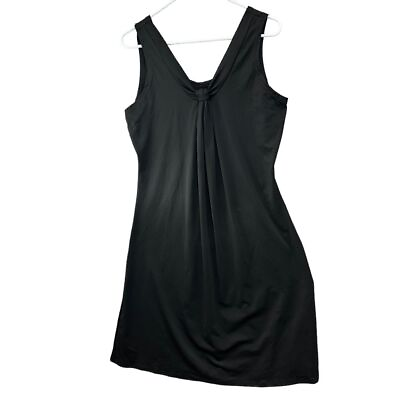 #ad Women#x27;s Black Sleeveless Knot Accent Dress Casual Cocktail Party $20.99