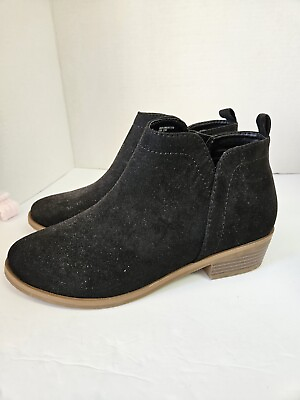 #ad Ladies Black Ankle Boots 10W $25.99