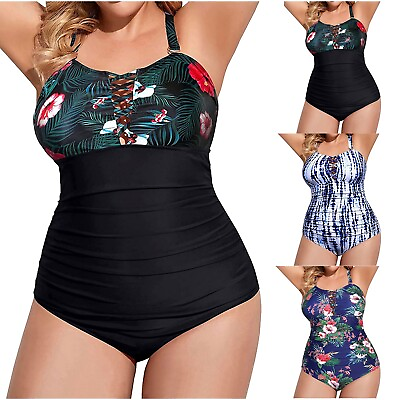 #ad Swimsuits For Teen Girls Solid Color High Stretch Summer Sports Swimming Wear $16.99