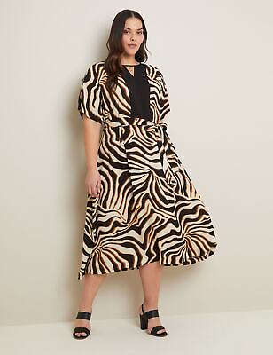 #ad Plus Size Womens Maxi Dress Brown Summer Casual A Line Dresses AUTOGRAPH $11.91