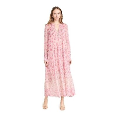 #ad Free People See It Through Floral Maxi Dress Long Sleeve Size: M NWT $125.00