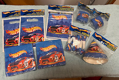 NEW Party Express HOT WHEELS Birthday Party Supplies NAPKINS Blowouts DATED 2000 $59.00