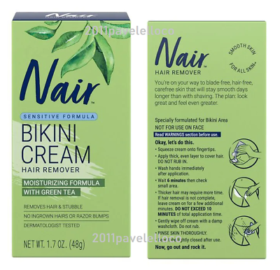 #ad Nair Hair Remover Sensitive Formula Bikini Cream $16.85