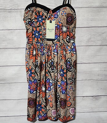 #ad American Rag Cie Floral Boho Short Dress **Women#x27;s Size Small** $24.89