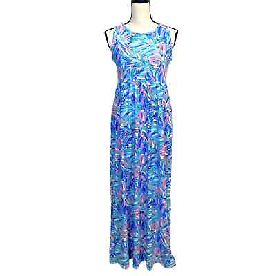 #ad Simply Southern Empire Waist Maxi Dress Size Small $30.00