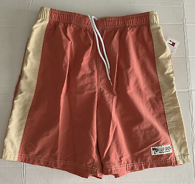 #ad NWT Tommy Hilfiger Men#x27;s Swim Shorts Trunks Size S $23.85