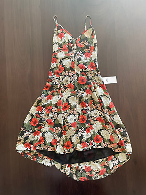 Urban Outfitters Floral Dress Tie Back Size S UO $21.00