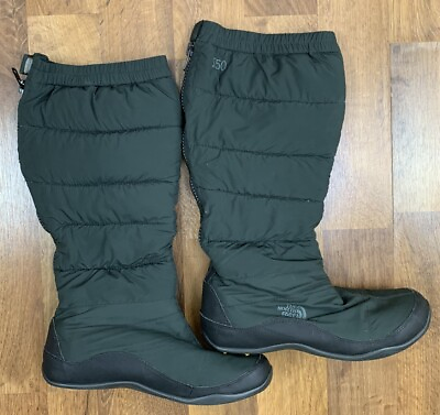 #ad The North Face 550 Puffer Women’s 10 Winter Boots Fleece Lined $35.00