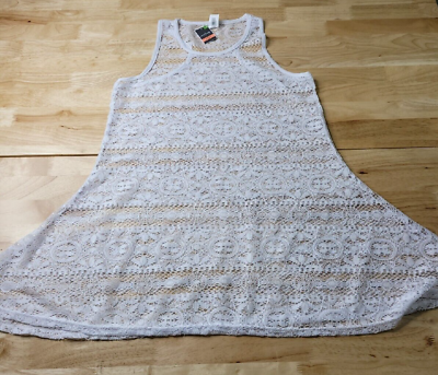 West Loop White Lace Cover up S M NWT $9.95