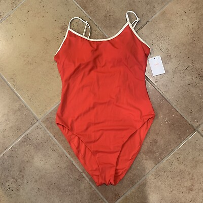 #ad #ad Andie The Bells Bikini One Piece In Red Size Large Tall New With Tags $65.88