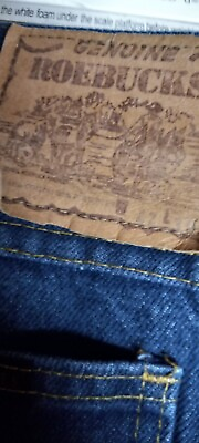 #ad Sears Robuck Jeans 42 X 31 vintage denim blue western classic mens $20.00