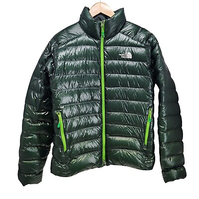 #ad The North Face Diez Down Jacket Men#x27;s Size M Green Summit Series $64.99