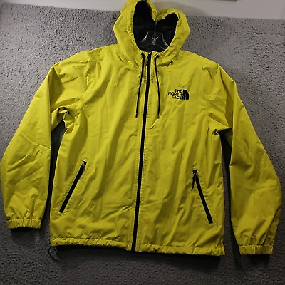 #ad The North Face Jacket Men#x27;s Large Women#x27;s XL Yellow Novelty Rain Shell Dryvent $49.99