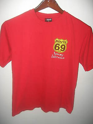Route 69 Sydney Australia Party Express Bus Cruise Pub Crawl Red T Shirt Small $24.99