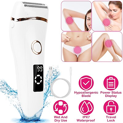 Women#x27;s Shaver Electric Hair Remover Body Razor Cordless Trimmer Rechargeable US $24.17
