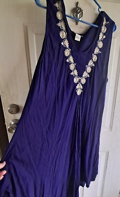 #ad C W Classics Plus Size Rayon Sleeveless Dress Size 3X $10.00
