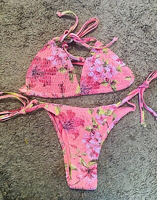 #ad bikini set swimsuit Vintage $12.00