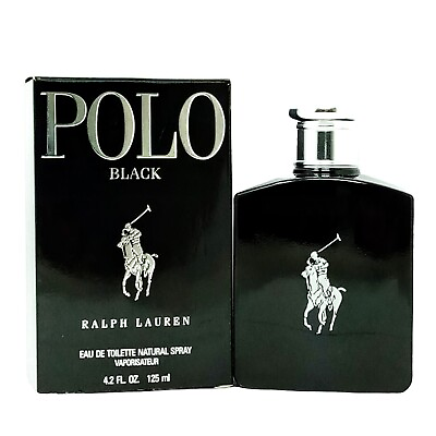 #ad Ralph Lauren Polo Black Bold 4.2oz Men#x27;s EDT New in Sealed Box $29.99