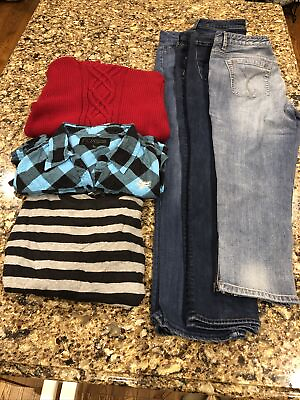 Junior Girls Winter Clothes Lot Size Small Tops Jeans Calvin Klein Gap $25.00