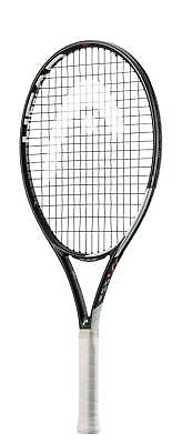 #ad Speed Junior 25quot; Tennis Racquet 100 Sq. in. Head Size White Black 8.5 $27.71