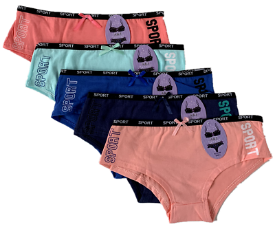#ad #ad New 5 Women Bikini Panties Brief Floral Lace Cotton Underwear Size M L XL #F104 $10.99