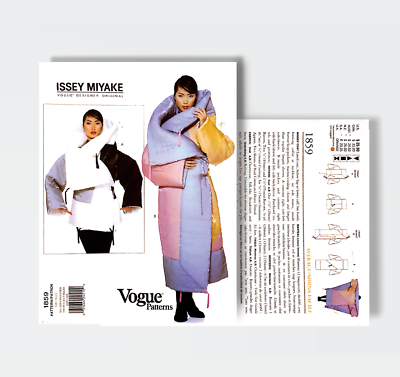 VOGUE DESIGNER 1996 Pattern Issey Miyake Coat #1859 AU $96.00