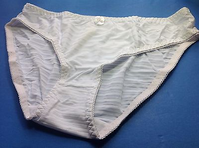 Women PantiesBikinis Size L. Large White Striped Soft W decoration $9.99