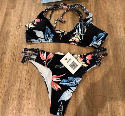 #ad Cupshe Swimsuit Bikini Two Piece Small NEW $9.99